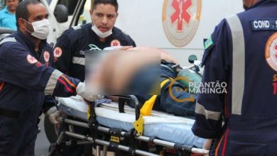 Fotos de Idoso de 75 anos sofre ferimentos graves após ser atropelado por van em Maringá