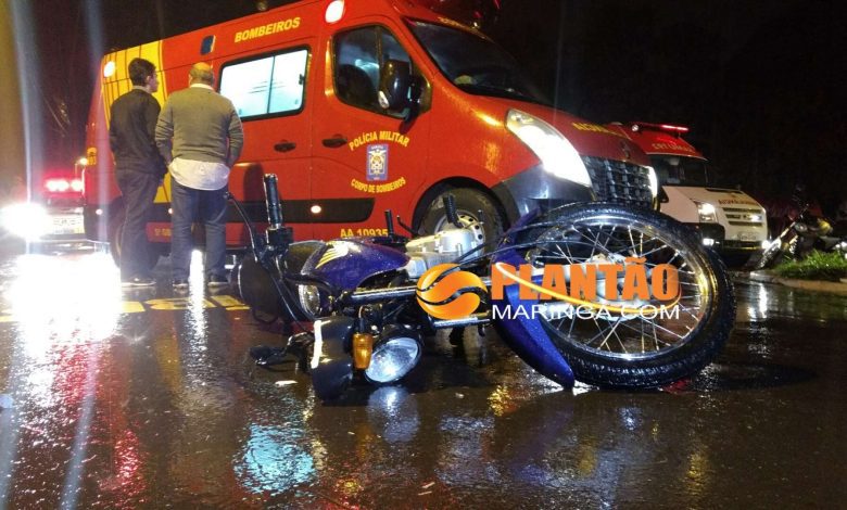 Fotos de Idoso morre ao ser atropelado por motociclista na faixa de pedestres em Maringá