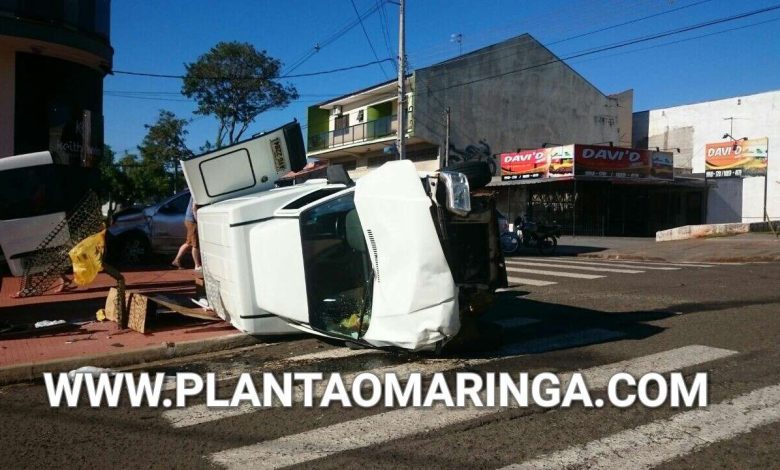 Fotos de Imprudência de motorista provoca acidente em Maringá