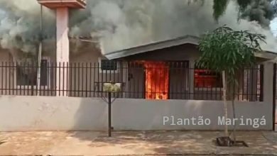 Fotos de Incêndio destróI residência em Sarandi