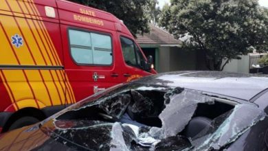 Fotos de Ciclista fica gravemente ferido após bater na traseira de carro em Maringá