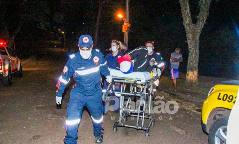 Fotos de Jovem é jogado em córrego depois de ter celular roubado em Maringá