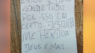 Fotos de Ladrão arrependido devolve produtos furtados e deixa carta para vítima pedindo perdão em Maringá