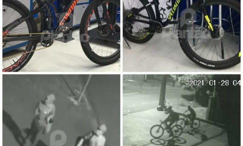 Fotos de Loja é arrombada e criminosos roubam três bicicletas avaliadas em mais de R$ 130 mil, em Maringá