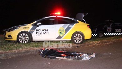 Fotos de Mãe morre e filha sofre ferimentos graves após serem atropeladas por motociclista que estava empinando em Maringá