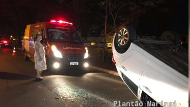 Fotos de Mais um capotamento registrado em Maringá