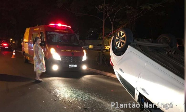 Fotos de Mais um capotamento registrado em Maringá