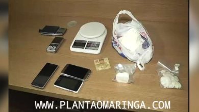 Fotos de Maringá; Polícia Civil prende traficantes que vendia cocaína, misturada com pó gesso, e pó de arroz