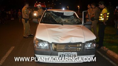 Fotos de Menino é atropelado quando andava de bicicleta em Maringá