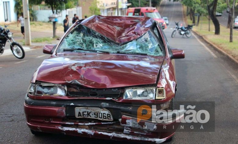 Fotos de Motoboy sobrevive após grave acidente em Maringá