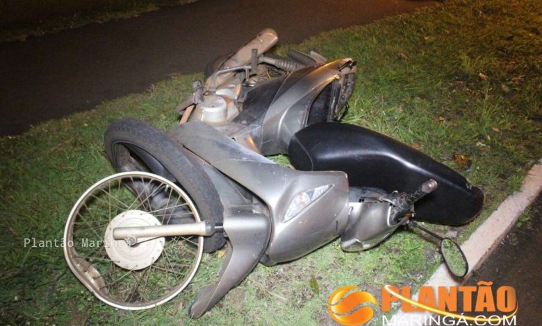 Fotos de Motociclista é entubado após sofrer ferimentos graves durante queda de moto em Maringá