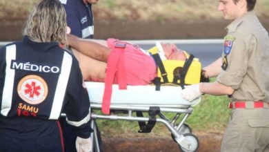 Fotos de Motociclista é hospitalizado em Sarandi após sofrer ferimentos graves em acidente