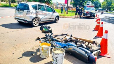 Fotos de Motociclista é intubado após colidir com carro na Avenida Colombo em Maringá