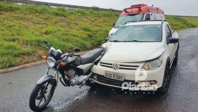 Fotos de Motociclista é intubado após grave acidente, em Maringá