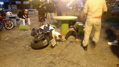 Fotos de Motociclista fica ferido após acidente em Maringá