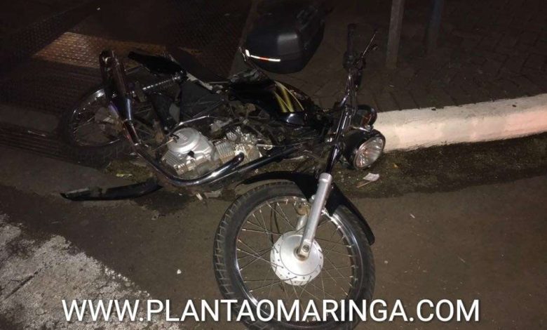 Fotos de Motociclista fica ferido após caminhão arrancar fiação de poste em Maringá