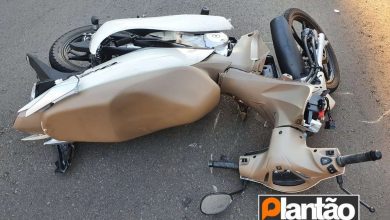 Fotos de Motociclista fica ferido após grave acidente em Maringá