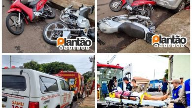 Fotos de Motociclista fica gravemente ferido ao bater em carro estacionado em Sarandi