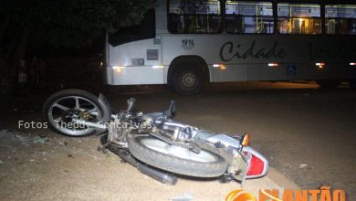 Fotos de Motociclista fica gravemente ferido ao bater em ônibus em Sarandi