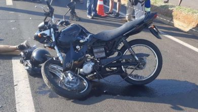 Fotos de Motociclista morre ao bater em carreta na BR-376 entre Iguatemi e Mandaguaçu