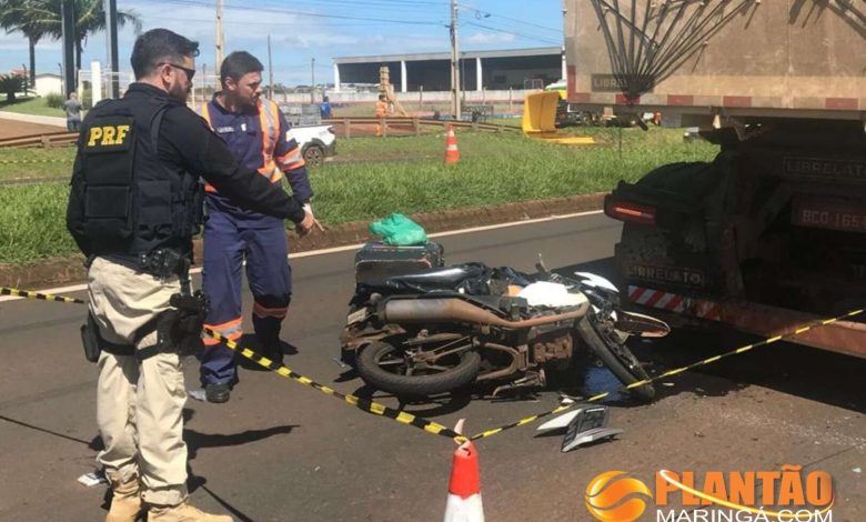 Fotos de Motociclista morre ao bater em traseira de caminhão entre Marialva e Sarandi