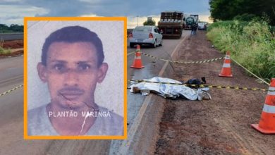 Fotos de Motociclista morre após bater de frente com carreta entre Paiçandu e Água Boa