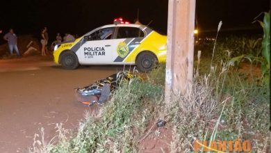 Fotos de Motociclista morre após bater em poste na cidade de Sarandi