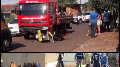 Fotos de Motociclista morre após colisão com caminhão em Sarandi