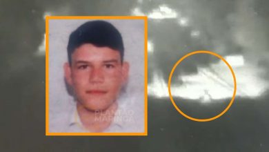 Fotos de Motociclista morre em grave acidente na PR-317 em Maringá, o acidente foi flagrado por uma câmera de segurança