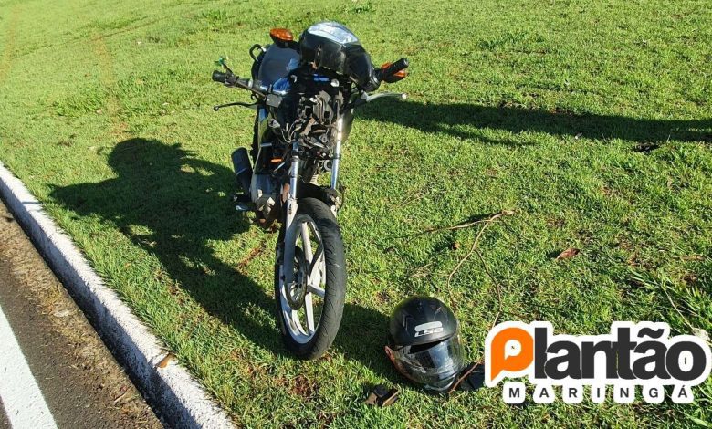 Fotos de Motociclista sofre parada cardíaca após bater na traseira de caminhão em Maringá