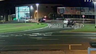 Fotos de Motorista avança a preferencial, causa acidente e deixa casal ferido em Maringá