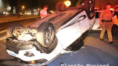 Fotos de A caminho do hospital idoso sofre acidente em Maringá; vídeo