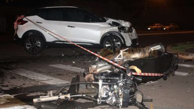 Fotos de Motorista avança preferencial, e causa grave acidente em Maringá