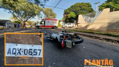 Fotos de Motorista causa acidente e foge sem prestar socorro em Maringá