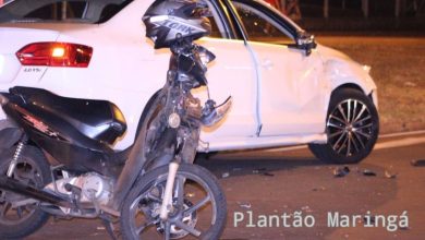 Fotos de Motorista com sinais de embriaguez avança preferencial e causa grave acidente em Maringá