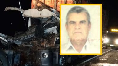 Fotos de Motorista de caminhão morre ao bater em traseira de carreta na BR-376 em Mandaguari