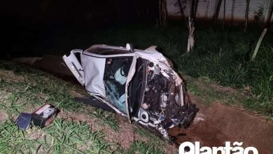 Fotos de Motorista fica ferido ao capotar com carro entre Sarandi e Marialva