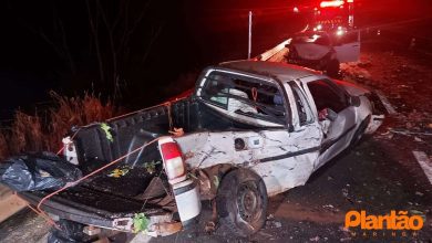 Fotos de Motorista invade pista contrária e fica ferido ao ser atingido por carro na rodovia BR-376 em Marialva