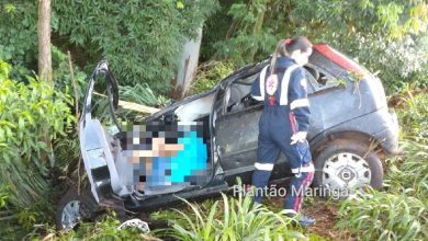 Fotos de Motorista morre após capotar carro na PR-323 entre Água Boa e Paiçandu