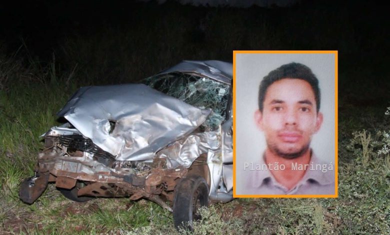 Fotos de Motorista morre após carro voar e cair de viaduto em Maringá