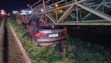 Fotos de Motorista sobreviveu a um acidente impressionante em Mandaguaçu