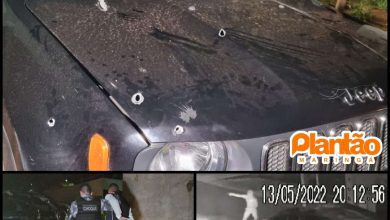 Fotos de Motorista sofre atentado e tem carro alvejado com mais de 26 tiros em Maringá