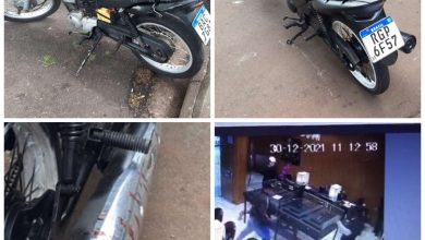 Fotos de Motos usadas em assalto a joalheria de shopping em Maringá, são encontradas pela Polícia