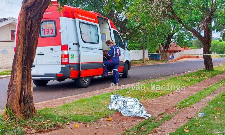 Fotos de Mulher é morta a facadas na manhã desta segunda-feira em Maringá