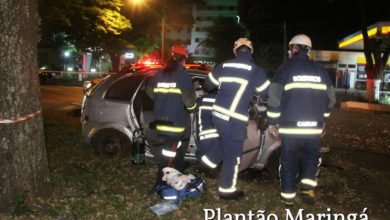 Fotos de Mulher é socorrida em estado grave após grave acidente na Avenida Colombo, em Maringá