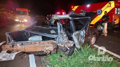 Fotos de Mulher sofre ferimentos graves após acidente na rodovia BR-376, em Iguatemi