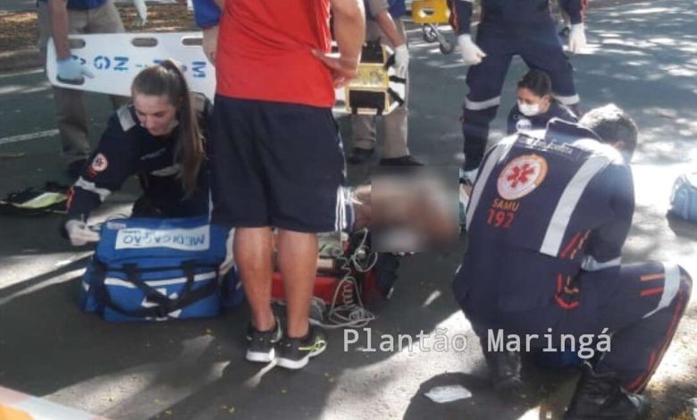 Fotos de Mulher sofre parada cardiorrespiratória após ser atropelada em Maringá