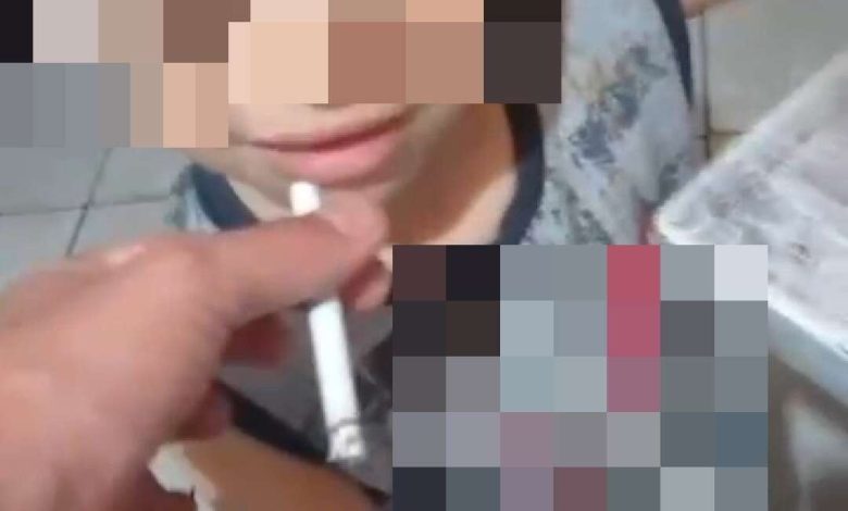 Fotos de Pai oferece cigarro e cocaína para filho de 4 anos em Maringá