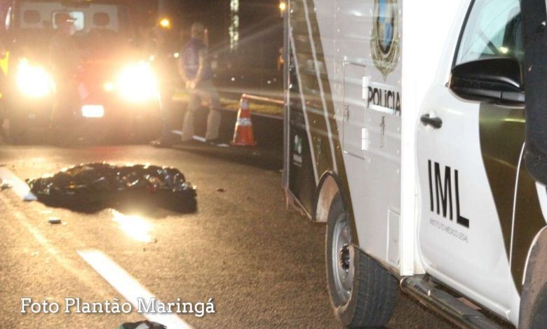 Fotos de Pedestre morre atropelado por caminhões ao tentar atravessar rodovia em Maringá