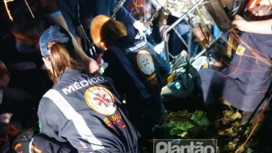 Fotos de Piloto de Maringá sofre ferimentos graves após queda de paramotor, em Marialva